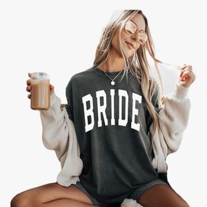 Comfort Colors Black 'Bride' Short Sleeve Tee